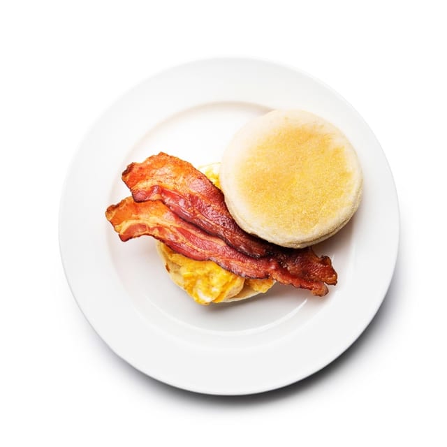 Biscuit Egg and Cheese Patty Sandwich