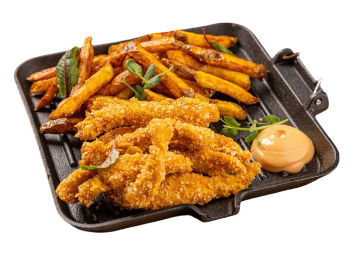 Chicken Tenders 4 Pcs and fries