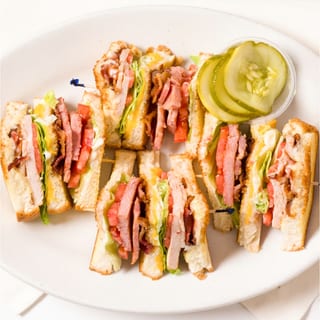 Three Meat Grilled Cheese Club