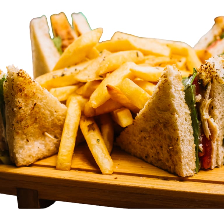 Delicious Turkey Club Sandwich